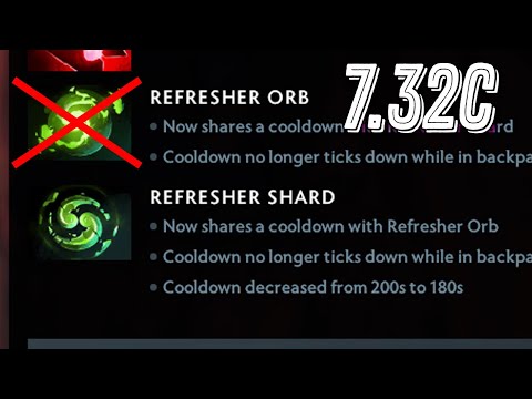 NEW REFRESHER ORB DOES NOT WORK - DOTA 2 7.32C UPDATE ! DOTA 2 7.32