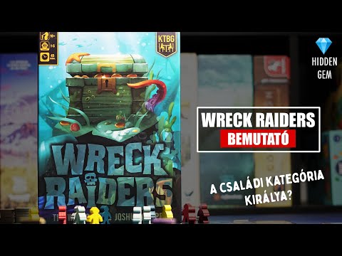 A családi kategória királya? | Wreck Raiders társasjáték bemutató #hiddengem - :: DRAFT :: Társasjáték vlog