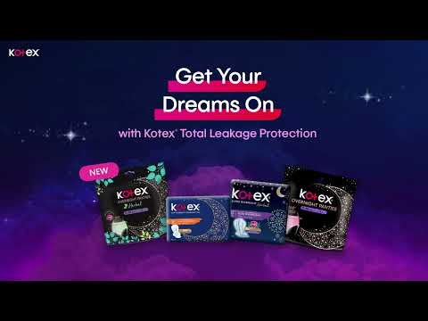 Kotex® Total Leakage Protection – Sleep Better, Dream Bigger