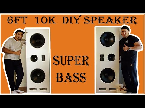 Best Open Baffle Speaker build DIY Speaker & Subwoofer box build Bass test