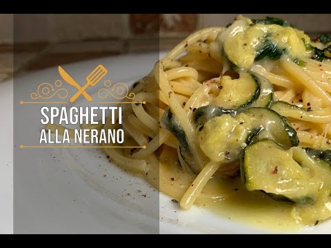 Ricetta Spaghetti alla nerano- Chef Mauro Improta