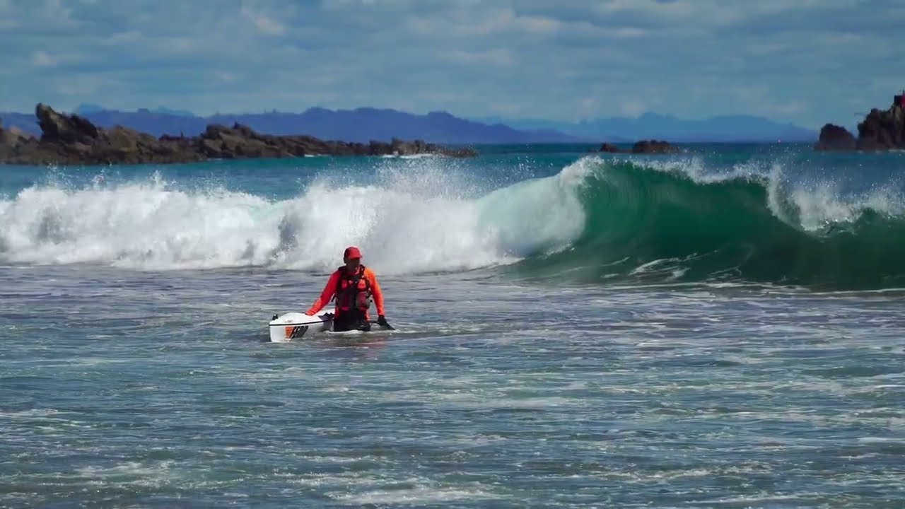 Beachbreak exit and landing fun!
