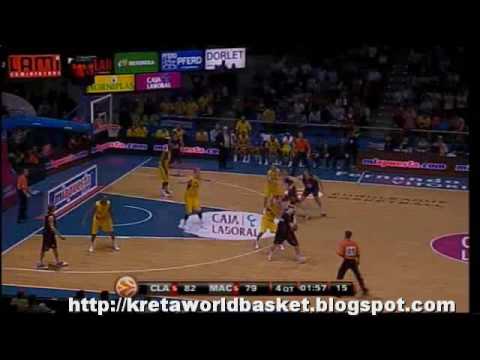 Euroleague 2010 - Week 2 : Caja Laboral Spain - Maccabi Electra Israel 86-81 (29-10- 09)