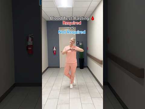 Blood Testing: Fasting🩸 Here’s what you need to know for an accurate blood test result!