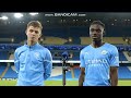 21/09/2021 : Manchester City vs Wycombe Wanderers : Carabao Cup 3 : Romeo Lavia + James McAtee Intvw