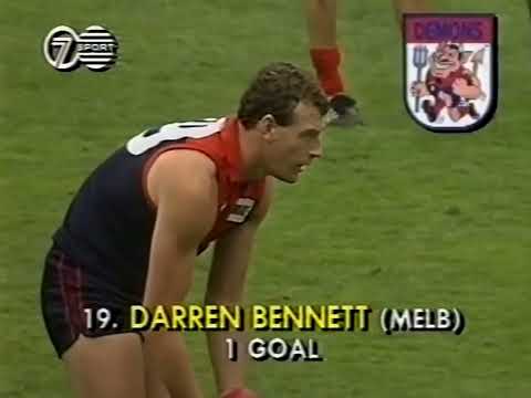 Darren Bennett - 1990, Rd 3 - Melbourne v Essendon