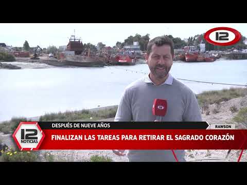 RAWSON | FINALIZAN LAS TAREAS PARA RETIRAR EL SAGRADO CORAZÓN