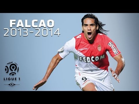 Les 9 premiers buts de Falcao en Ligue 1 avec l'AS Monaco / 2013-2014