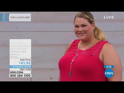 HSN | Nina Leonard Fashions 08.06.2019 - 08 AM