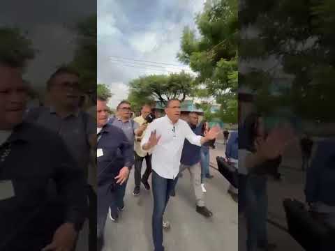 Alcalde Jorge Acevedo enfrenta comerciantes de "El Triángulo " y desmantelar casetas.
