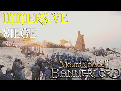 Mount & Blade 2: Bannerlord | IMMERSIVE SIEGE BATTLE | VLANDIA vs. ASERAI