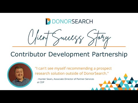 How Donorsearch has given them the insights they needed to connect with the right people at the right time