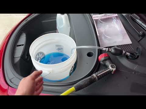 Tesla Model 3 Washer Fluid Drain & Replace