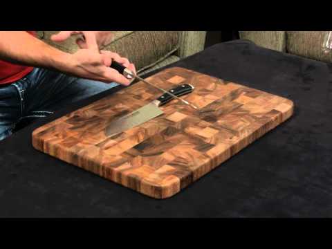 Wusthof Ikon vs. Shun Classic — 7 Inch Santoku Knife.