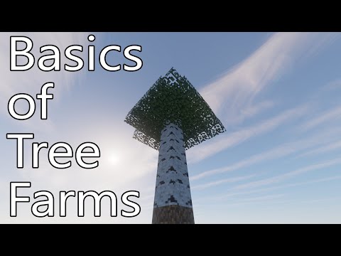Basics Of Tree Farms/mechanics (Not Dark Oak)