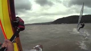 preview picture of video 'Windsurfing at Minehead June 2011'