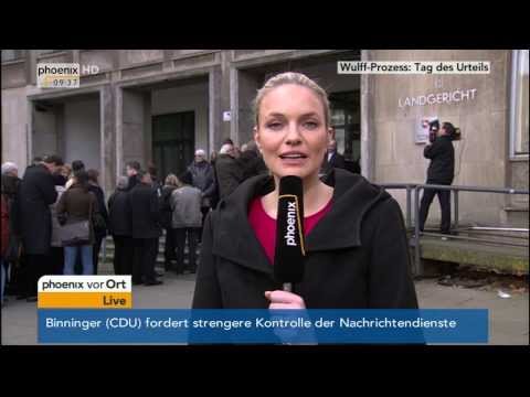 Wulff-Prozess: Schalte mit Sarah Tacke am 27.02.2014