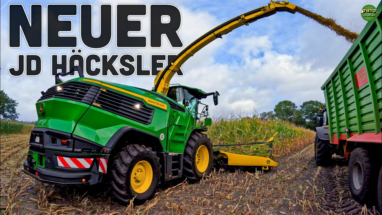 JD NEUHEIT!🔥| Endlich wieder Häckseln im Emsland👊| Bauer Struck in 4K