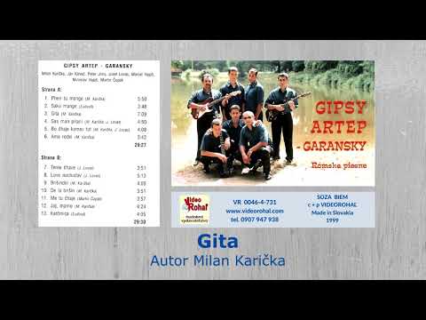 GIPSY ARTEP GARANSKY, Gita, autor Milan Karička, rómske piesne, gipsy song, štúdio