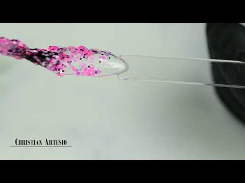 Ημιμόνιμο Βερνίκι Νυχιών Νο 205 Φουξ Παγιέτα Flakes 10ml