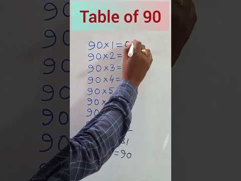 Table of 90 #shorts #foryou