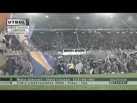 Boca (ARG) 00 Once Caldas (COL) Final de la copa libertadores 2004