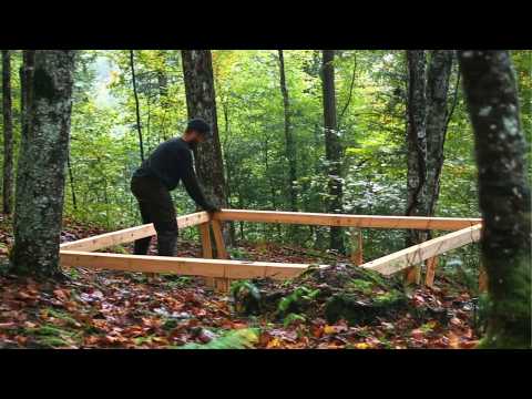 Man Builds Amazing DIY Wood Cabin in the Forest Start to Finish | by @matt.jacobs1