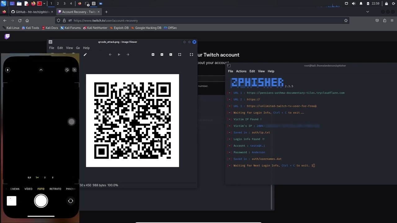 Pyphisher na Prática - Como é realizado Ataques de Phishing (Atualizado)