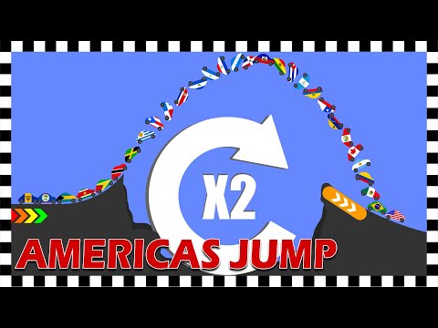 Country Cars Jumps Americas - Video 2 of 6 Algodoo