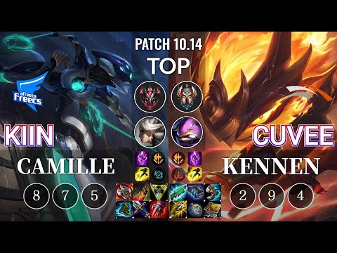 AF Kiin Camille vs HLE CuVee Kennen Top - KR Patch 10.14