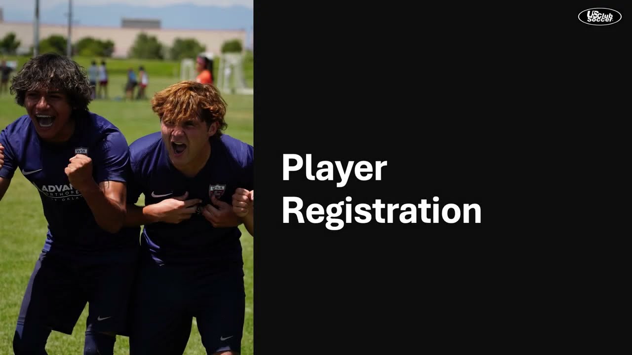 The player registration process