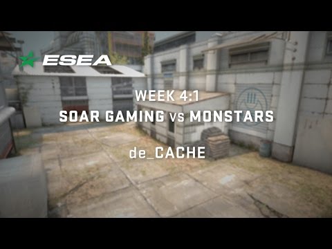 ESEA-M: SoaR Gaming vs Monstars @ de_cache [Week 4:1]