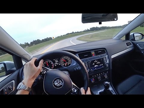 2017 Volkswagen Golf Alltrack TSI SE Manual Wagon - POV Driving Impressions (Binaural Audio)
