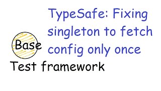 #27 Typesafe : Fixing singleton to fetch getConfig only once.