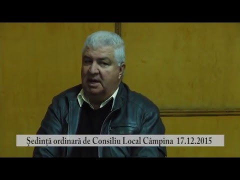 Sedinta Consiliul Local Campina – 17 decembrie 2015 – partea a III-a