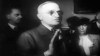 Harry Truman sworn in as president after FDR's death