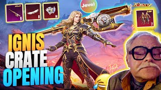 NEW IGNIS X SUIT GUARANTED TRICK  | IGNIS X SUIT CRATE OPENING | LUCKIEST CRATE OPENING EVER 🫨JEVEL