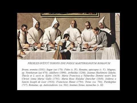 Církevní kalendář 6.10. sv. Bruno (Religious calendar)