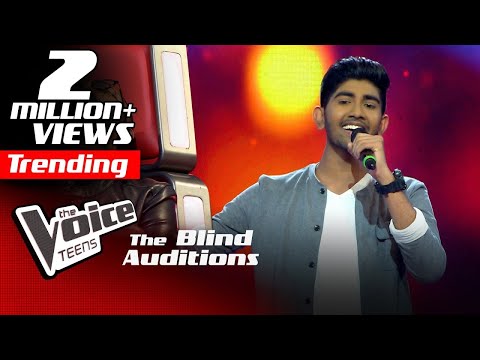 Shemil Clinson | En Jeevan | Blind Auditions | The Voice Teens Sri Lanka