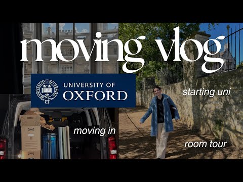 MOVING TO OXFORD UNIVERSITY VLOG 🍂 | starting uni, unpacking & room tour