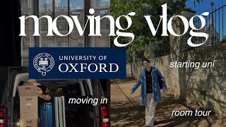 MOVING TO OXFORD UNIVERSITY VLOG 🍂 | starting uni, unpacking & room tour