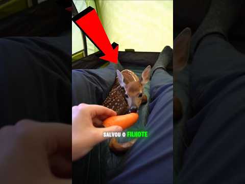 Este Bebê Veado INVADIU Minha Barraca às 2 da Manhã 🦌🐺💔