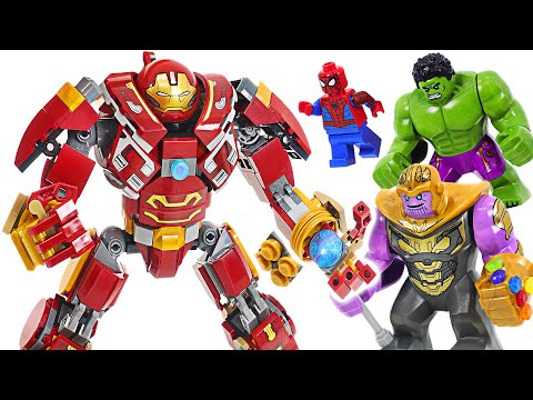 Lego Marvel Avengers The Hulkbuster: The Battle of Wakanda! | DuDuPopTOY