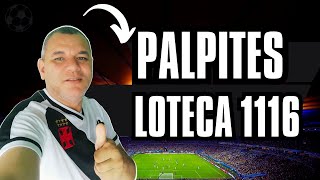 Palpites da loteca 1116