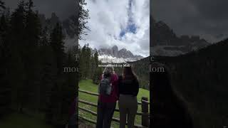 Exploring the Italian Dolomites with my Mom was the best🏞️ #nationalpark #mountains #nature #italy