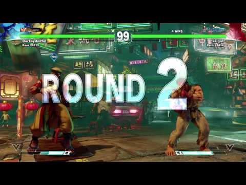 Street Fighter V Online MP March 1, 2016 pt33 - Rashid vs. Ryu