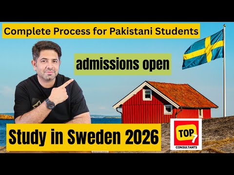 Study in Sweden 2026 | Sweden Study VISA Complete Process for Pakistani Students | Sweden VISA