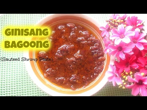 Ginisang Bagoong (Sauteed Shrimp Paste) Video