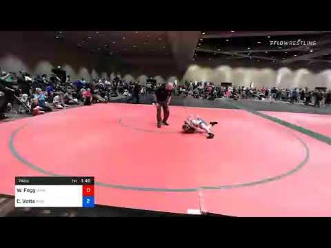 74 Lbs Quarterfinal - Walker Fogg, Maine Trappers Vs Chad Votta, Punisher Wrestling Club 5436