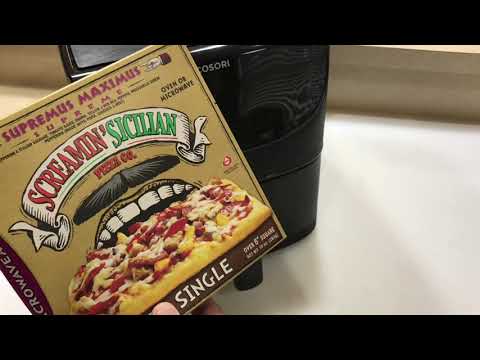 Screamin Sicilian Supreme Pizza on The Cosori 5.8 Quart Air Fryer, Awesome!